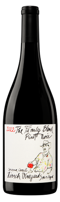 2022 Hirsch Family Blend Estate Pinot Noir bottle